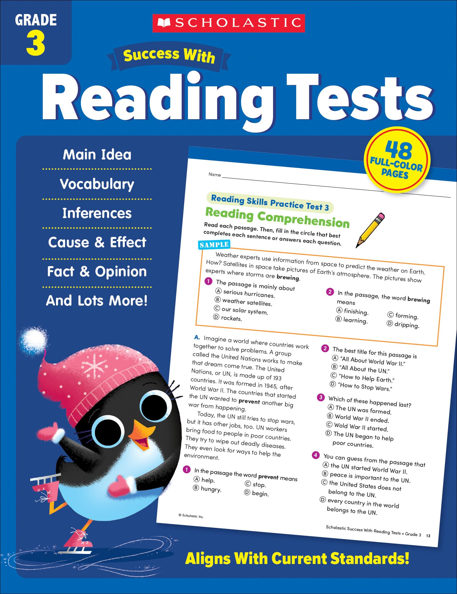 Scholastic Success with Reading Tests Grade 3 by Scholastic Teaching Resources