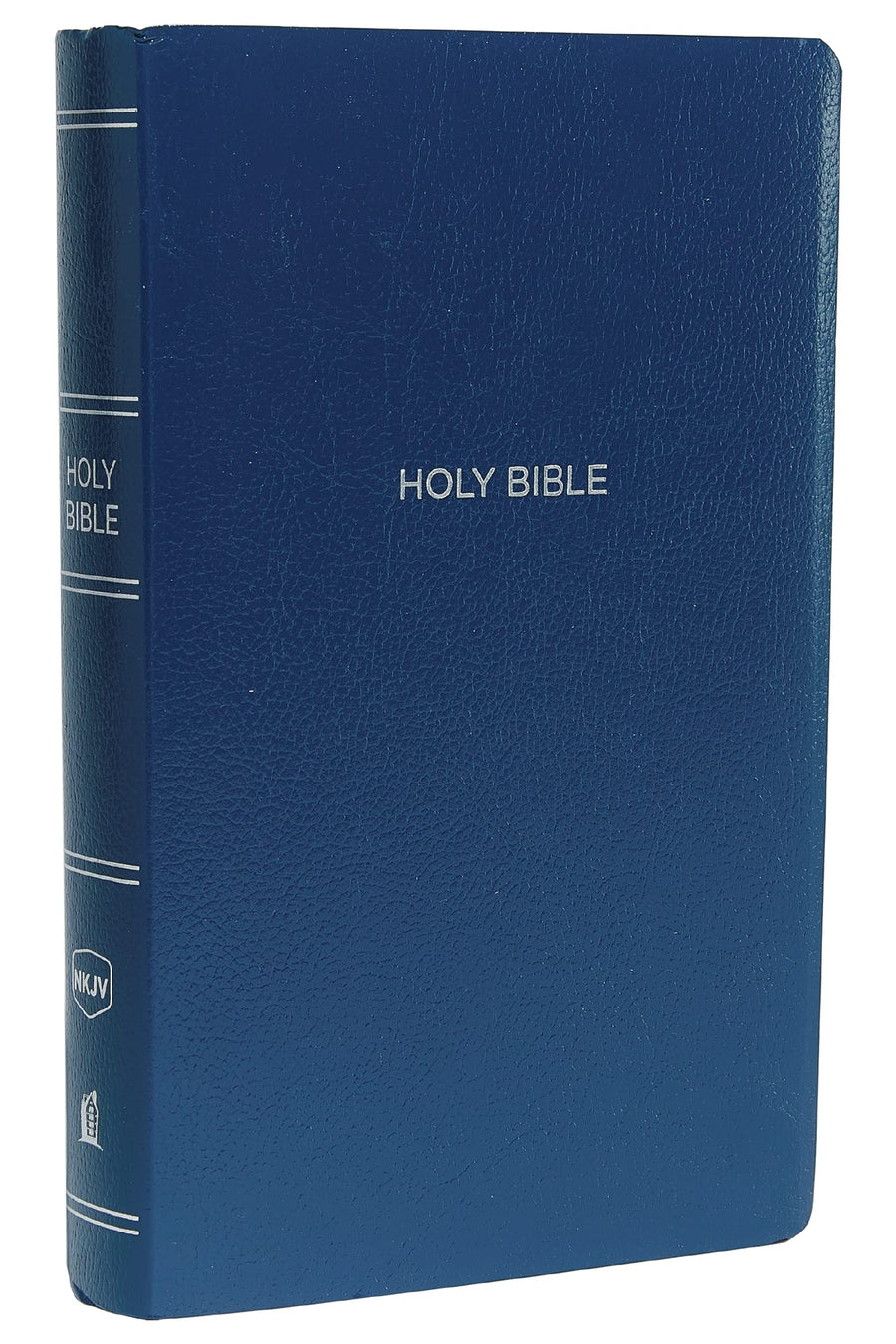NKJV, Gift and Award Bible, Leather-Look, Blue, Red Letter Edition -- Thomas Nelson, Bible