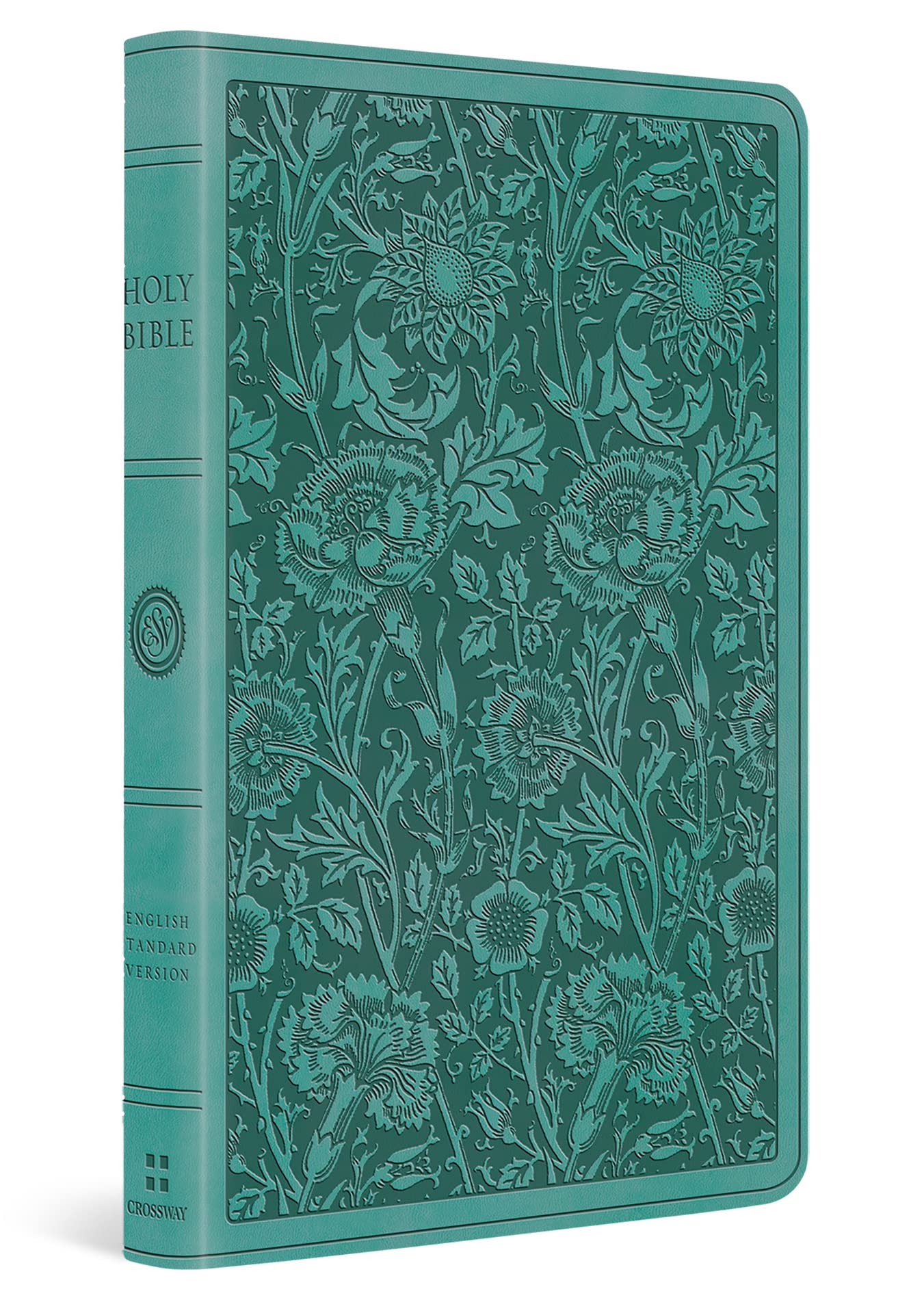 ESV Premium Gift Bible (Trutone, Teal, Floral Design) by Esv Bibles