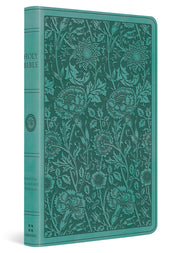 ESV Premium Gift Bible (Trutone, Teal, Floral Design) by Esv Bibles