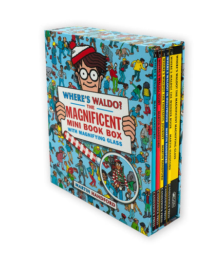 Where's Waldo? the Magnificent Mini Boxed Set: (A Compact, Travel-Sized Box Set of 5 Hidden Object Activity Books, Packed with Search & Find Puzzle Ad -- Martin Handford, Boxed Set