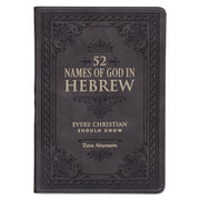 Gift Book 52 Hebrew Names of God Faux Leather by Christian Art Gifts