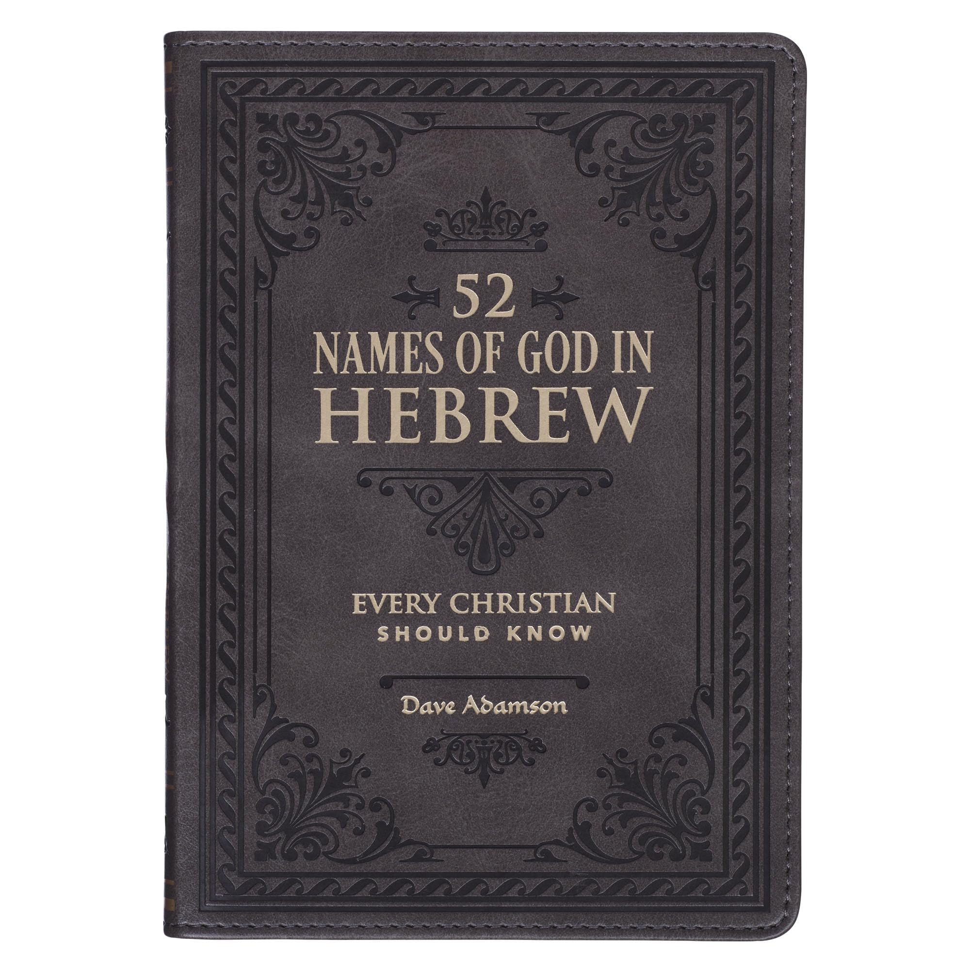 Gift Book 52 Hebrew Names of God Faux Leather by Christian Art Gifts
