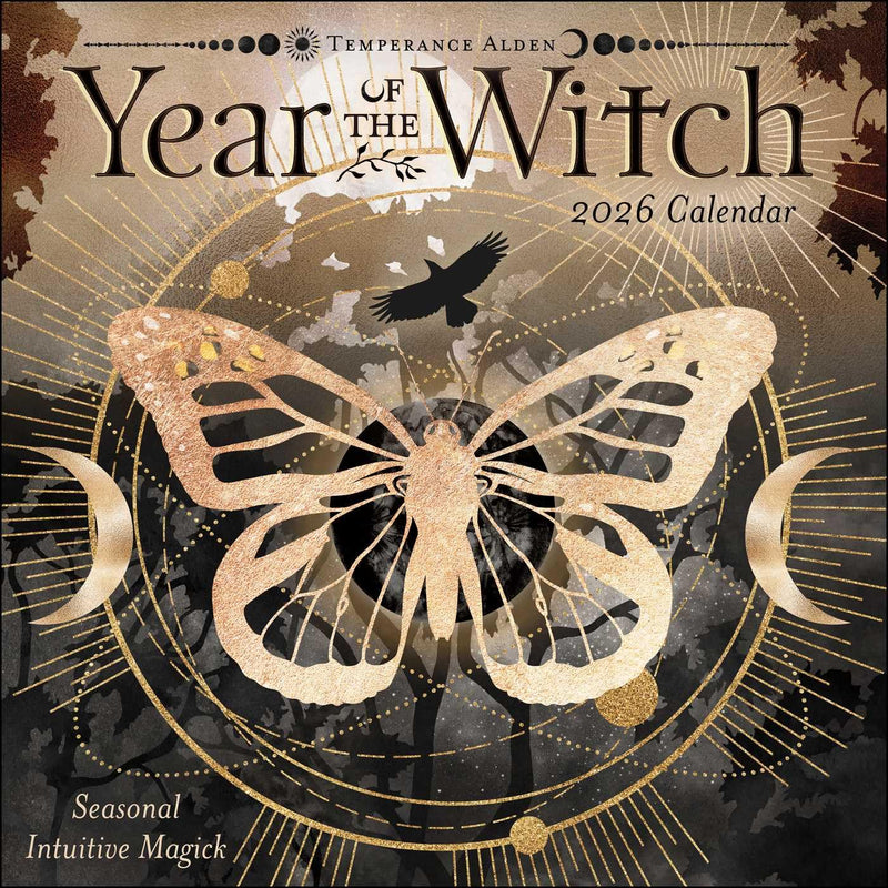 Year of the Witch 2026 Wall Calendar: Seasonal Intuitive Magick by Alden, Temperance