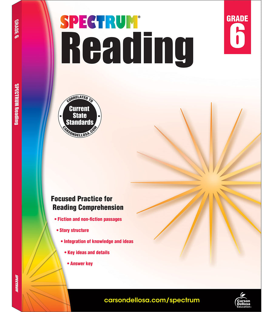 Spectrum Reading Workbook, Grade 6: Volume 25 -- Spectrum, Paperback