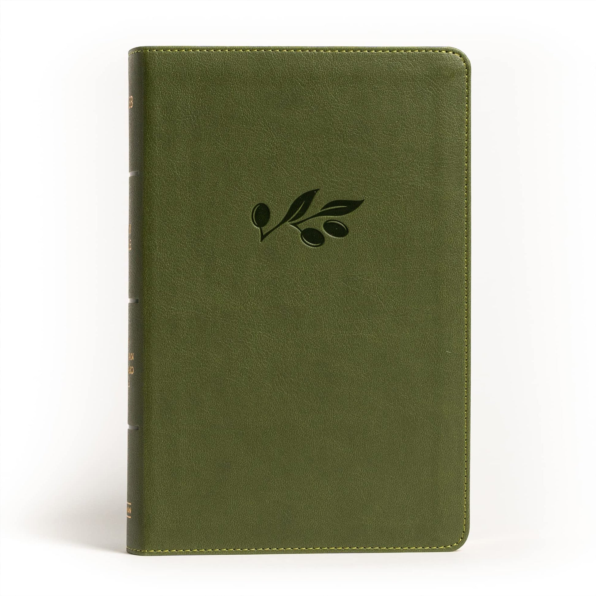NASB Large Print Personal Size Reference Bible, Olive Leathertouch by Holman Bible Publishers