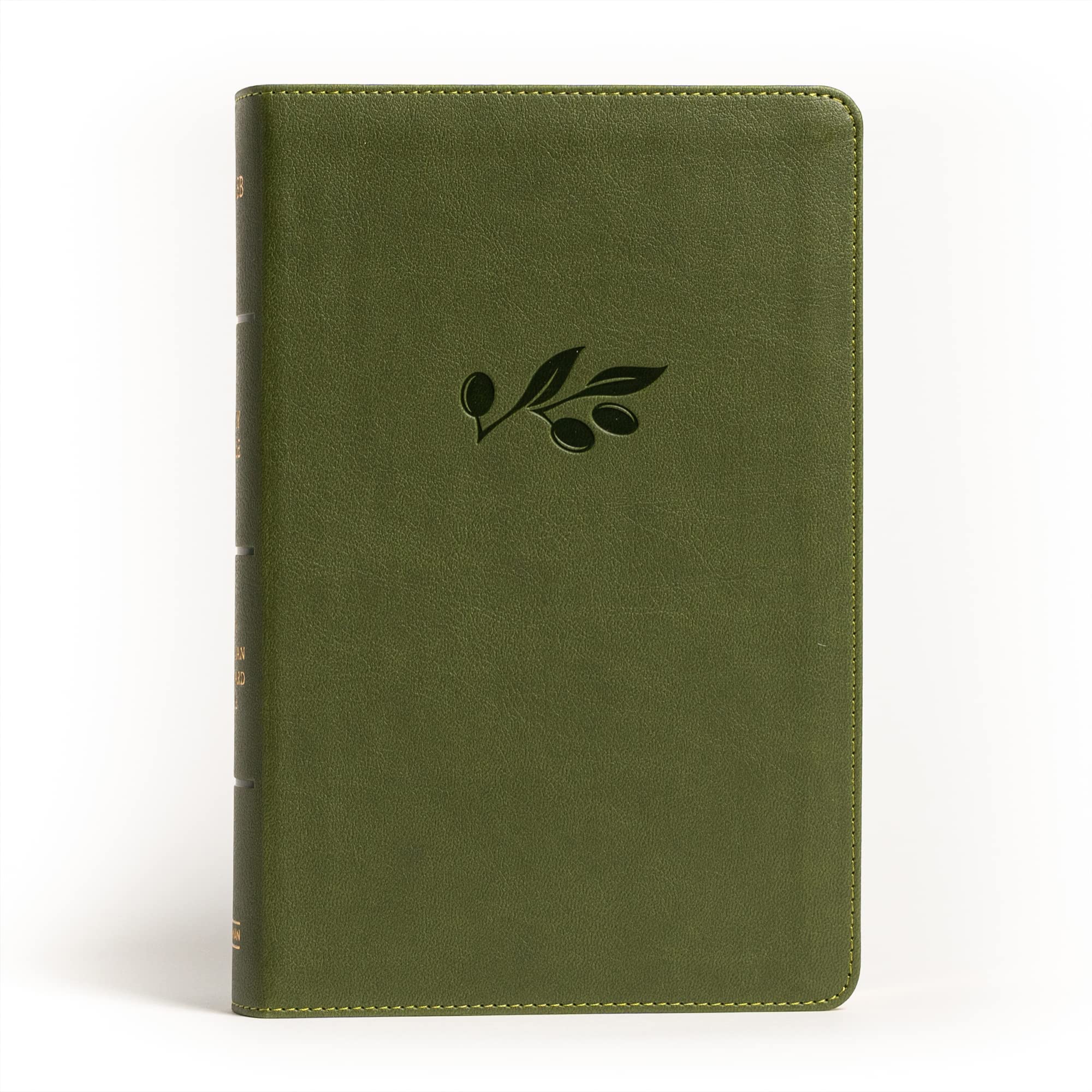NASB Large Print Personal Size Reference Bible, Olive Leathertouch by Holman Bible Publishers