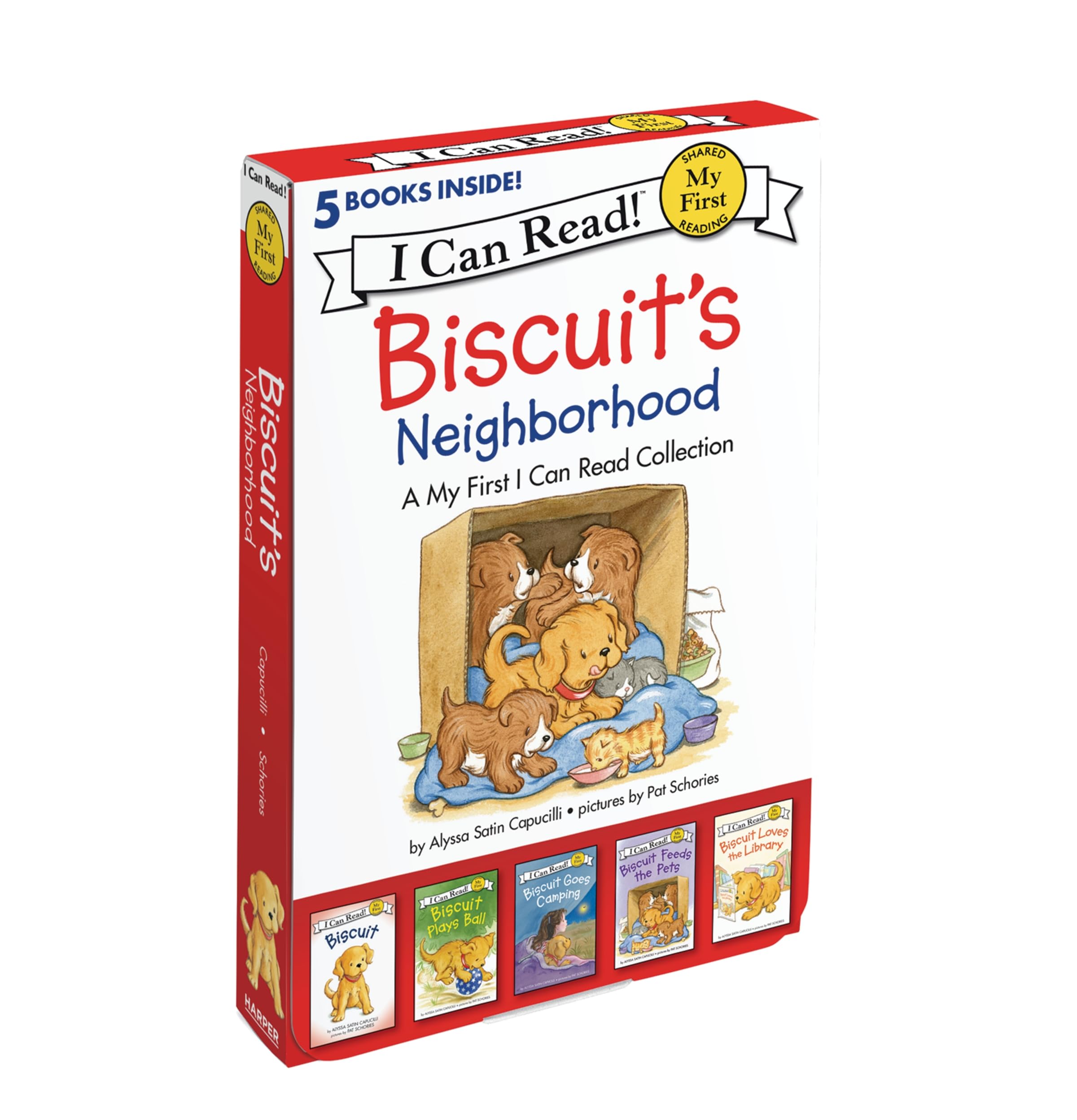 Biscuit's Neighborhood: 5 Fun-Filled Stories in 1 Box! by Capucilli, Alyssa Satin