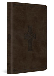 Large Print Value Thinline Bible-ESV-Cross Design by Crossway Bibles