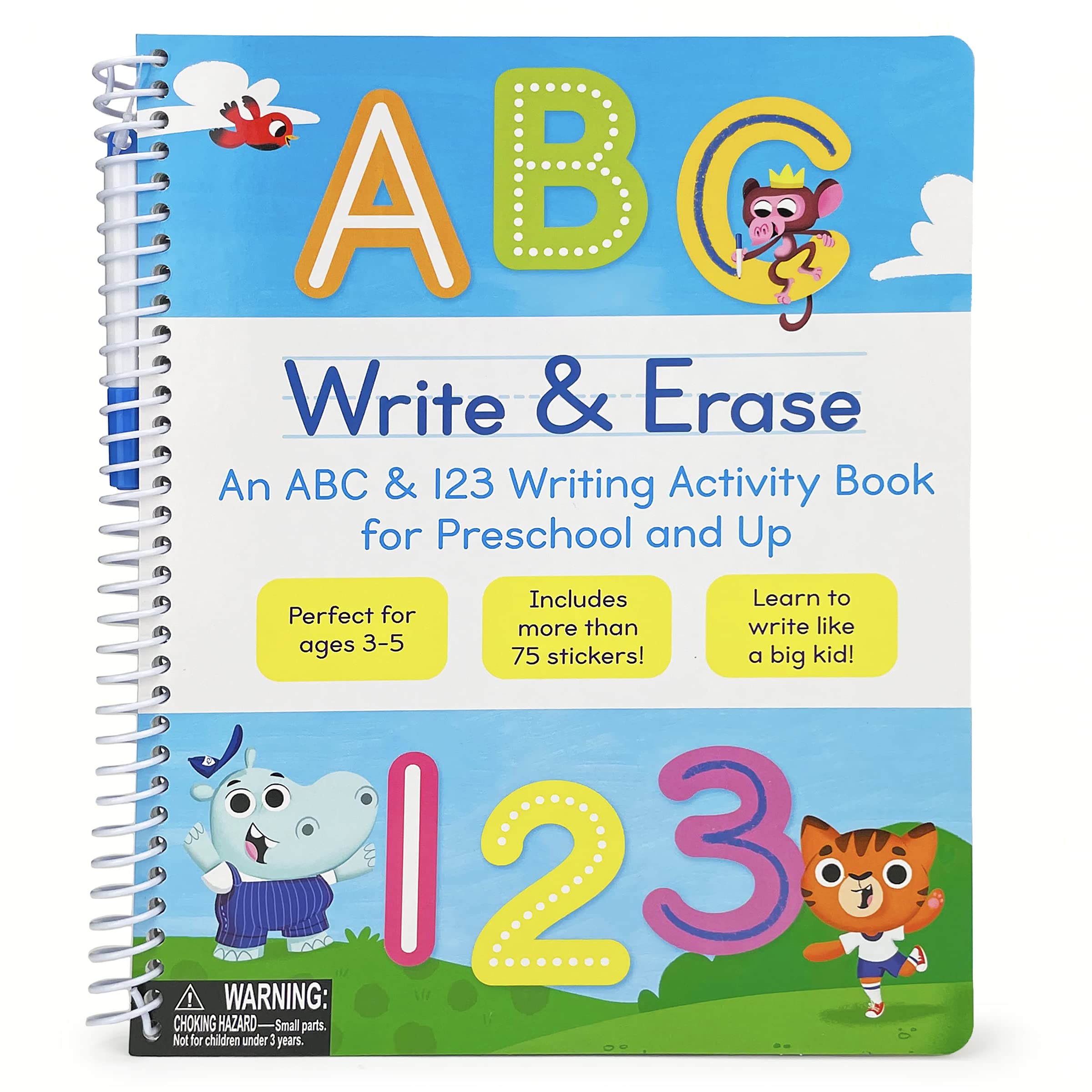 Write & Erase ABC and 123 by Downy, Rufus