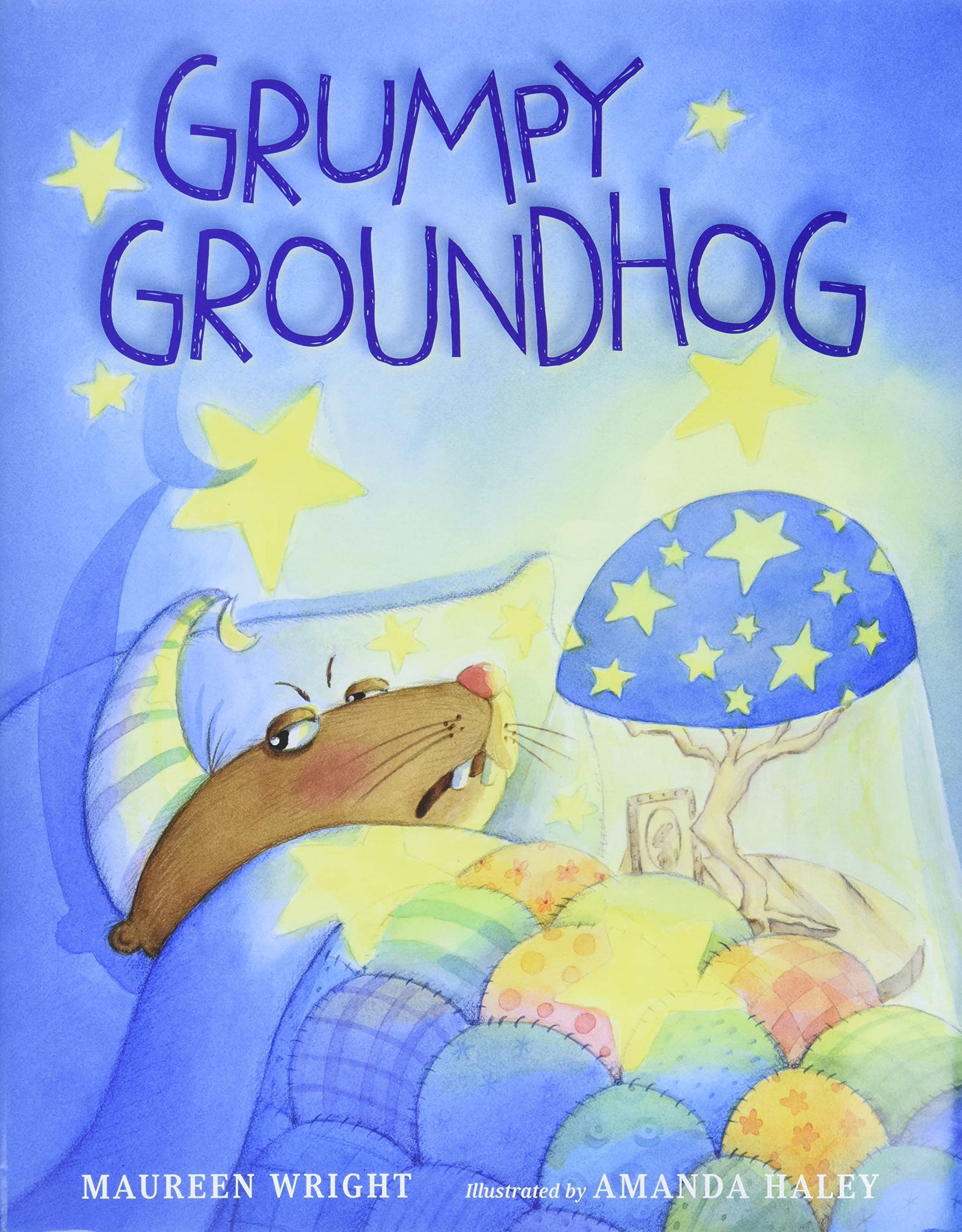 Grumpy Groundhog by Wright, Maureen