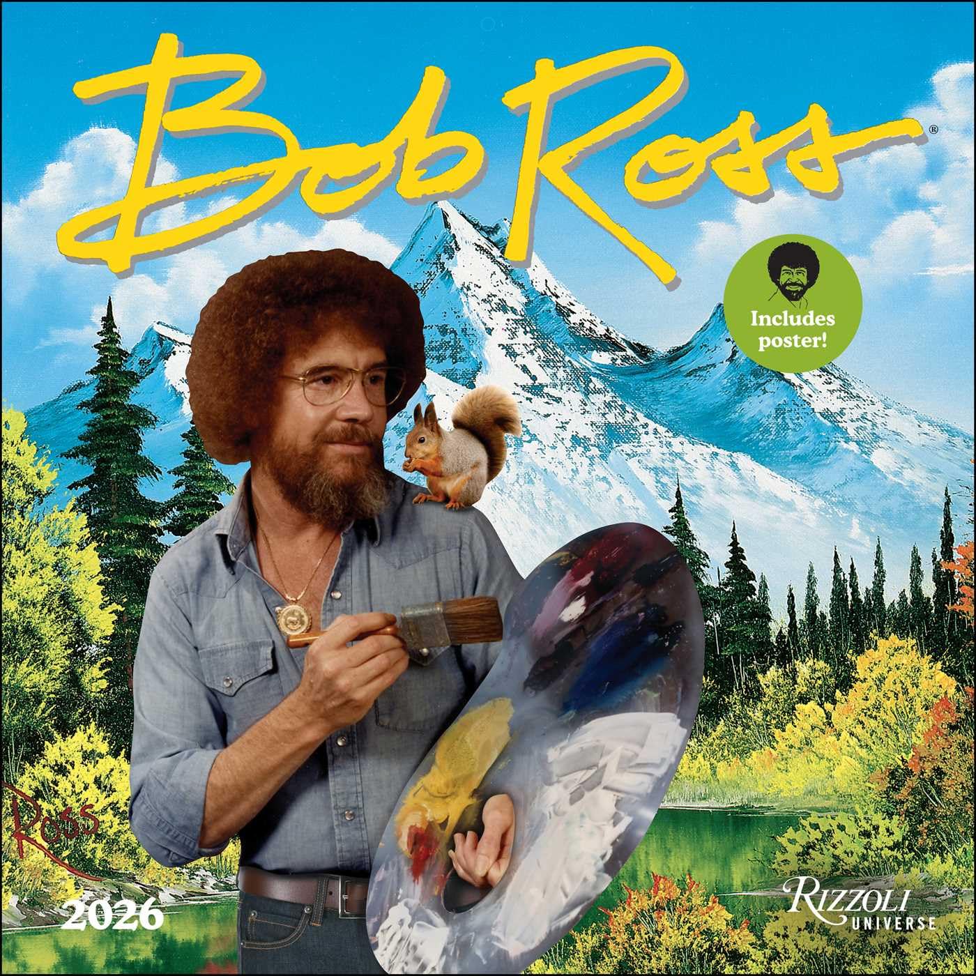 Bob Ross 2026 Wall Calendar (Includes Full-Color Poster) by Ross, Bob