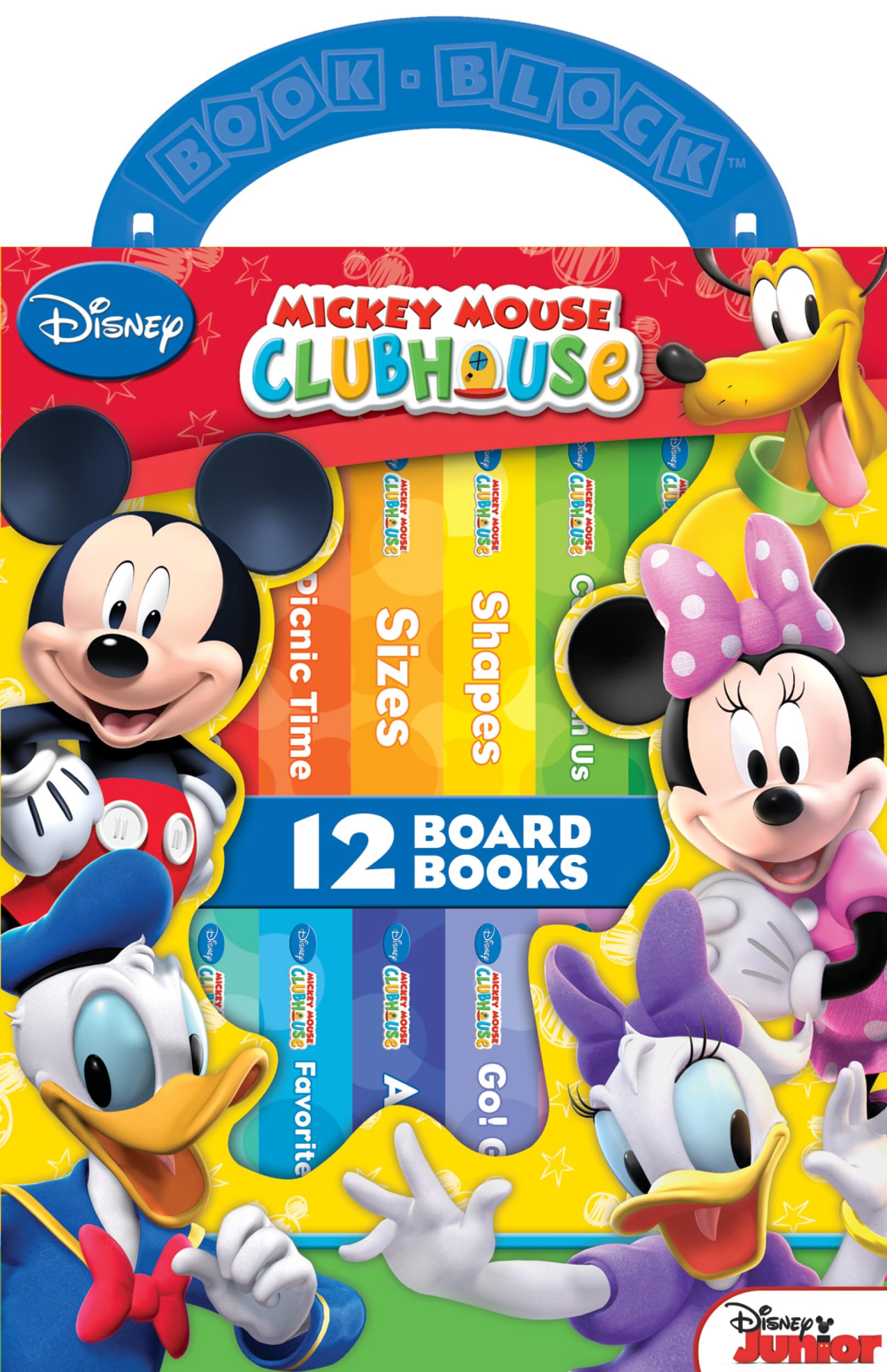Disney Junior Mickey Mouse Clubhouse: 12 Board Books: 12 Board Books by Pi Kids