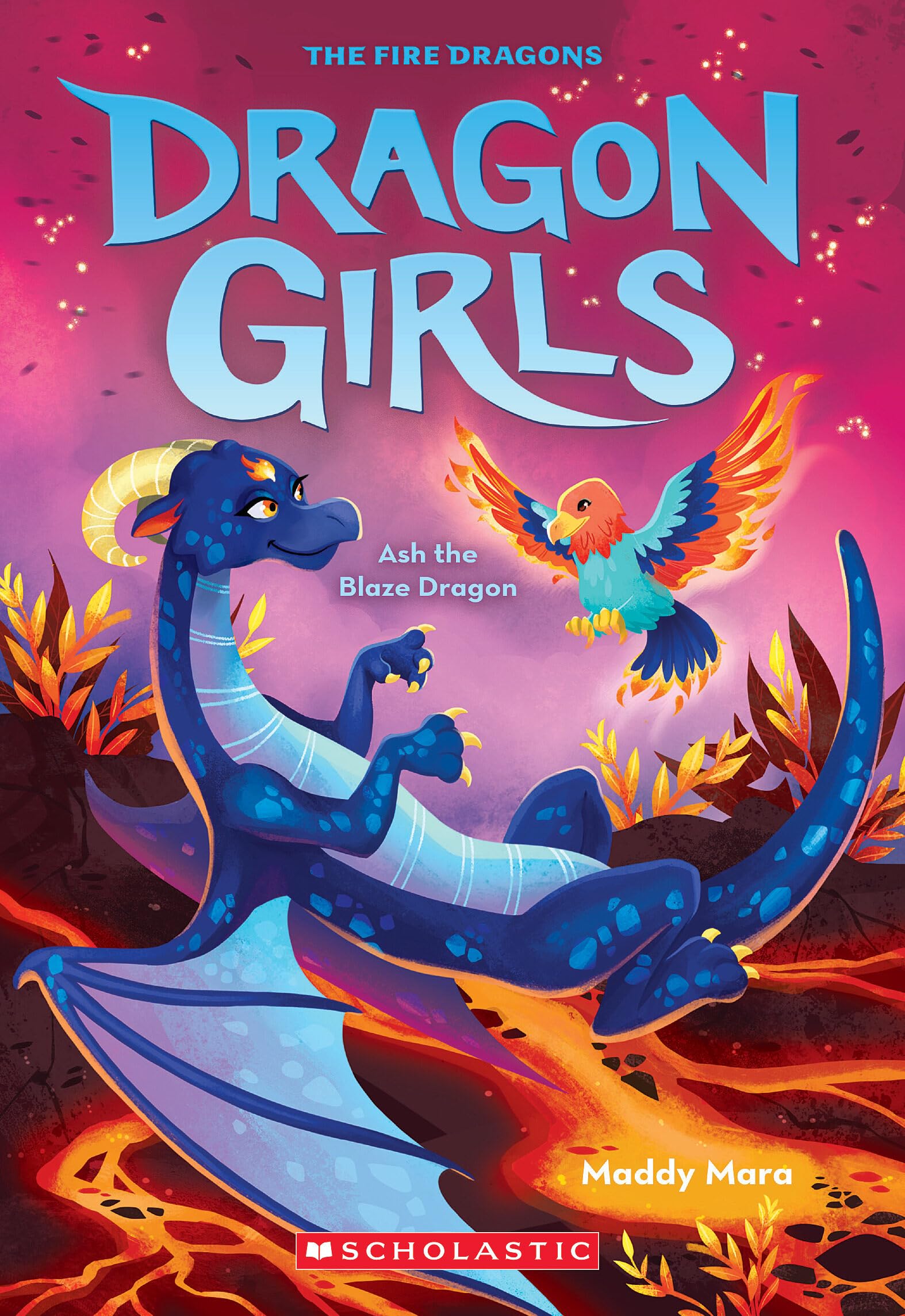 Ash the Blaze Dragon (Dragon Girls #17) -- Maddy Mara
