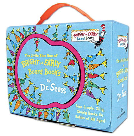The Little Blue Boxed Set of 4 Bright and Early Board Books: Hop on Pop; Oh, the Thinks You Can Think!; Ten Apples Up on Top!; The Shape of Me and Oth -- Dr Seuss, Hardcover