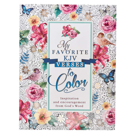Coloring Book My Favorite KJV Verses -- Christian Art Publishers, Paperback
