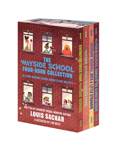 The Wayside School 4-Book Box Set: Sideways Stories from Wayside School, Wayside School Is Falling Down, Wayside School Gets a Little Stranger, Waysid -- Louis Sachar, Other