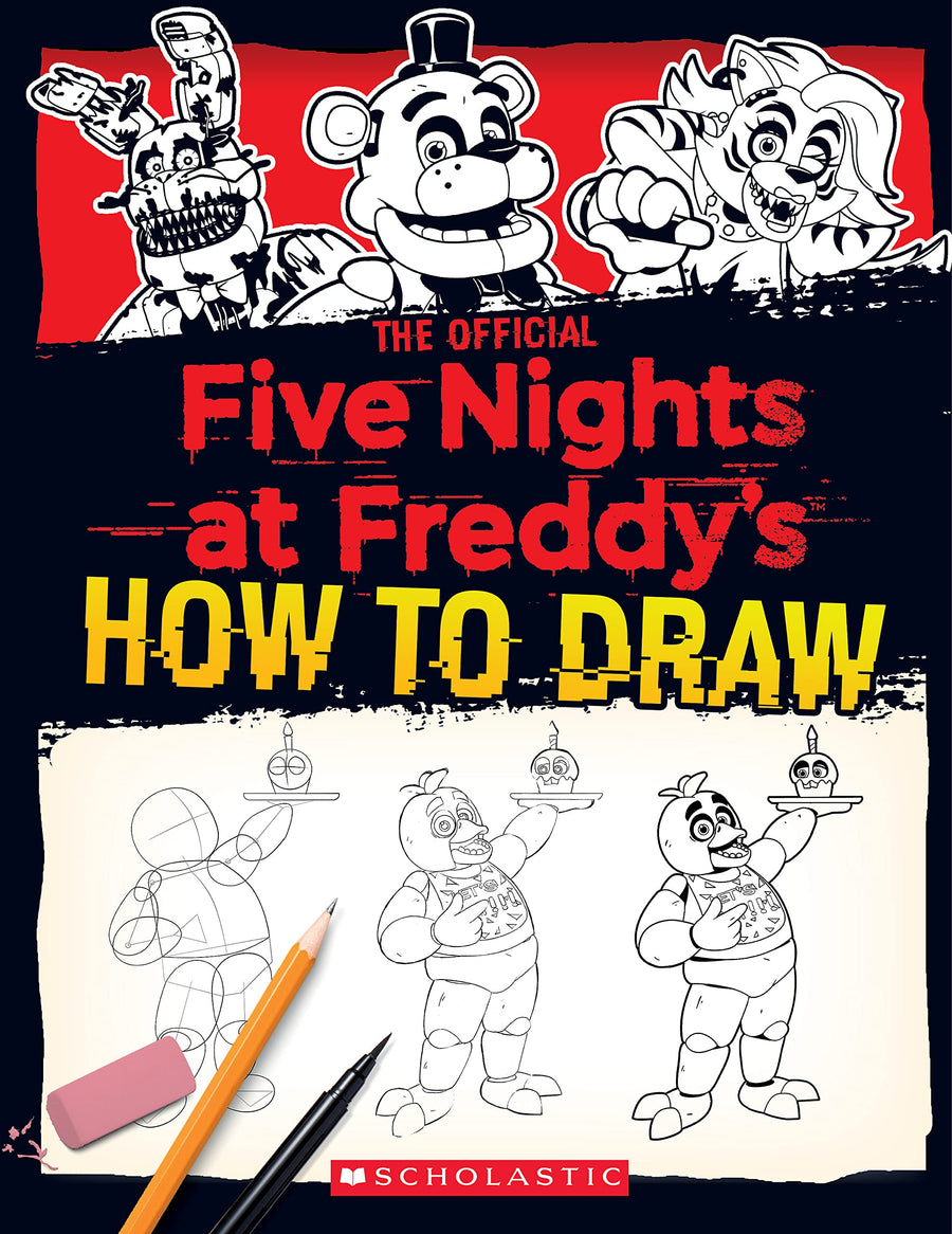 How to Draw Five Nights at Freddy's: An Afk Book -- Scott Cawthon, Paperback