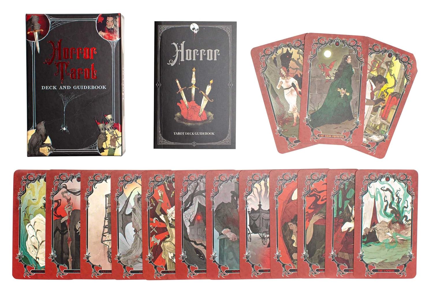 Horror Tarot Deck and Guidebook, Tarot Deck
