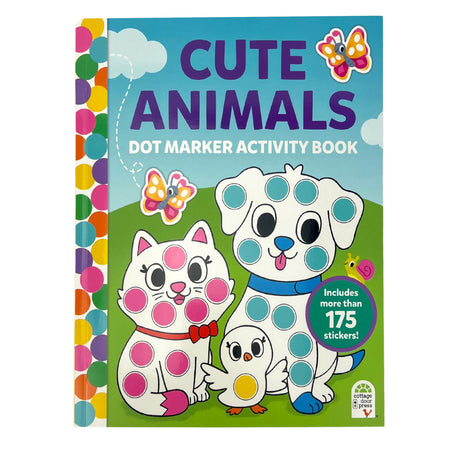 Dot Marker Activity Book Cute Animals -- Carlo Beranek, Paperback
