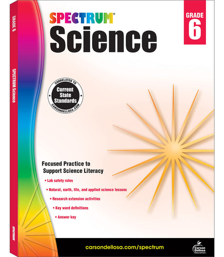 Spectrum Science, Grade 6: Volume 58 -- Spectrum, Paperback