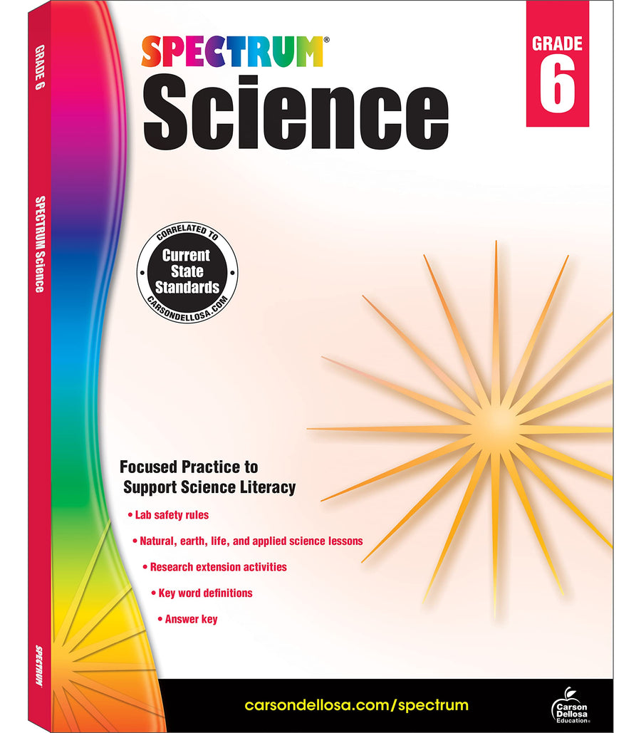 Spectrum Science, Grade 6: Volume 58 -- Spectrum, Paperback