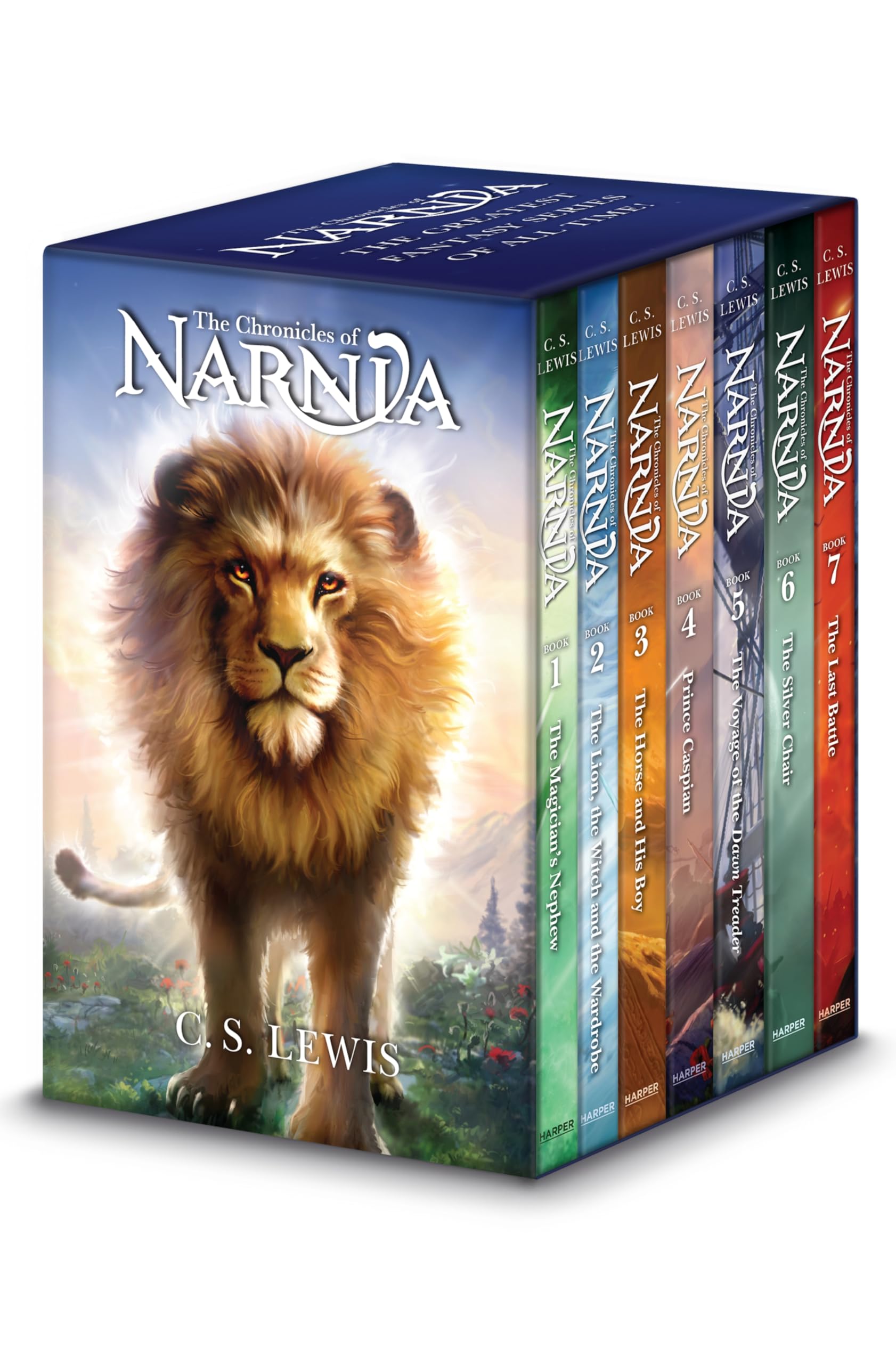 The Chronicles of Narnia Hardcover 7-Book Box Set: 7 Books in 1 Box Set by Lewis, C. S.