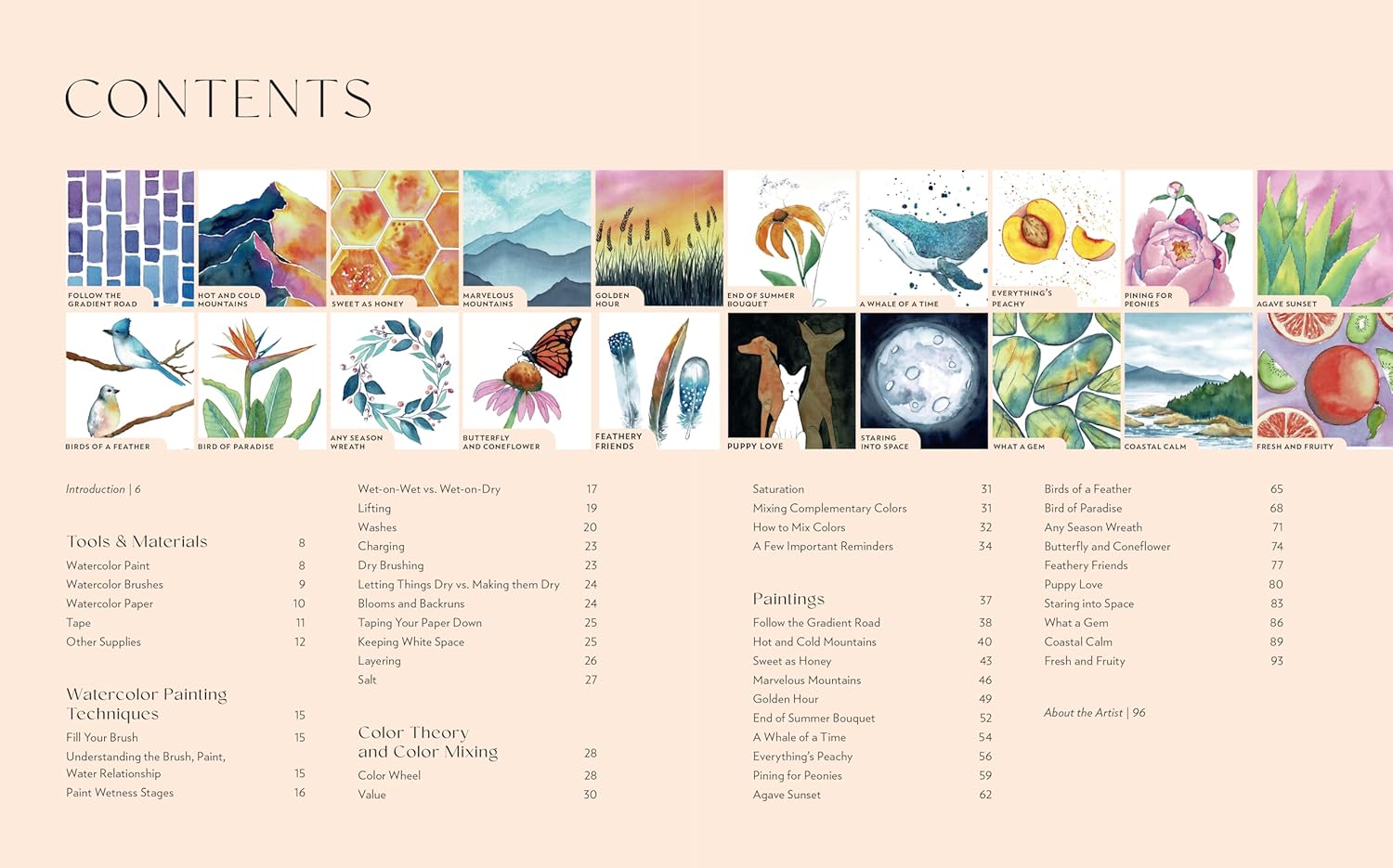 Learn to Watercolor: 20 Step-By-Step Beginner-Friendly Lessons on Watercolor Paper - Includes Watercolor Pad with Sketches - No Drawing Required! -- Lacey Walker, Paperback