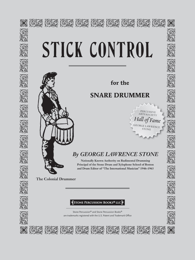 Stick Control: For the Snare Drummer by Stone, George Lawrence