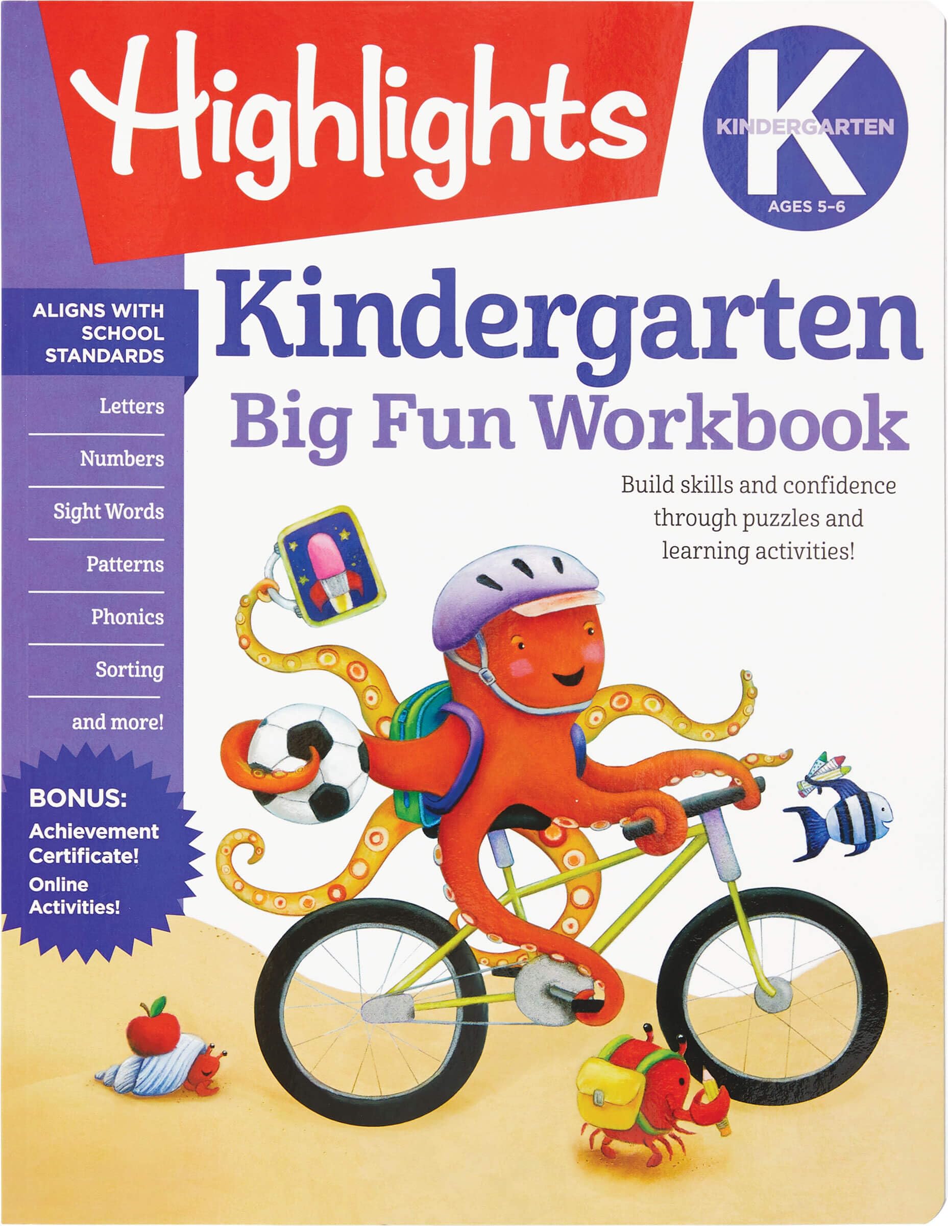 Kindergarten Big Fun Workbook by Highlights Learning