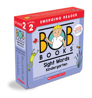 Bob Books - Sight Words Kindergarten Box Set Phonics, Ages 4 and Up, Kindergarten, Flashcards (Stage 2: Emerging Reader) by Kertell, Lynn Maslen