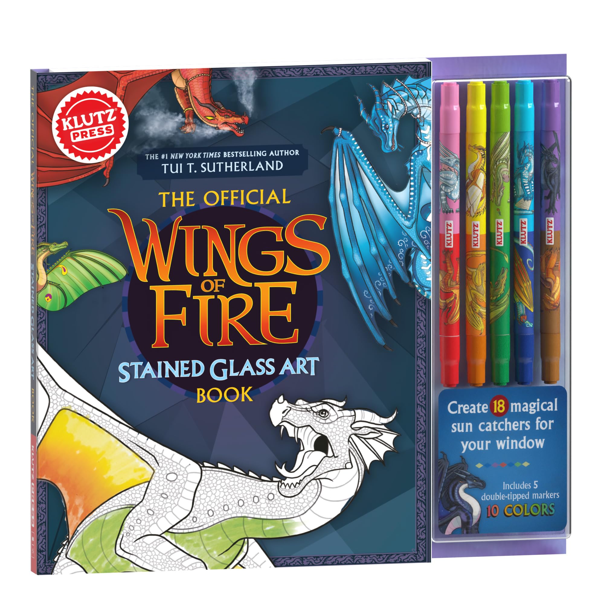 Klutzpress Wings of Fire Stained Glass Art by Klutz Press