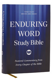 Enduring Word Study Bible: Pastoral Commentary from Every Chapter of the Bible (Nkjv, Hardcover, Red Letter, Comfort Print) -- David Guzik