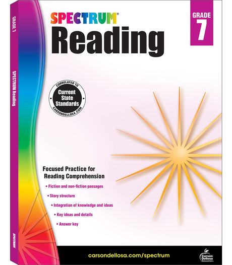 Spectrum Reading Workbook, Grade 7: Volume 105 -- Spectrum, Paperback