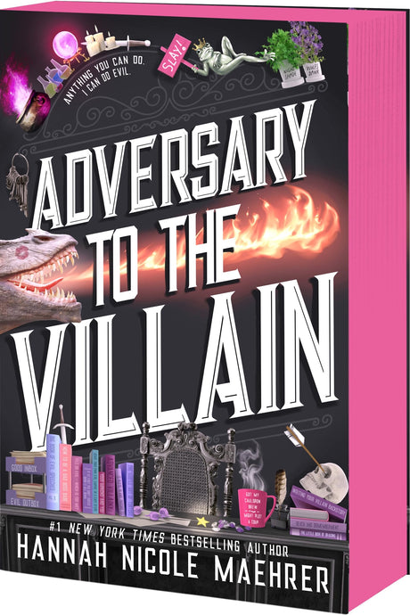 Adversary to the Villain: A Cozy Fantasy Romantic Comedy -- Hannah Nicole Maehrer, Paperback