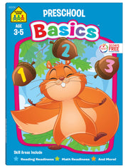 School Zone Preschool Basics 64-Page Workbook by Zone, School