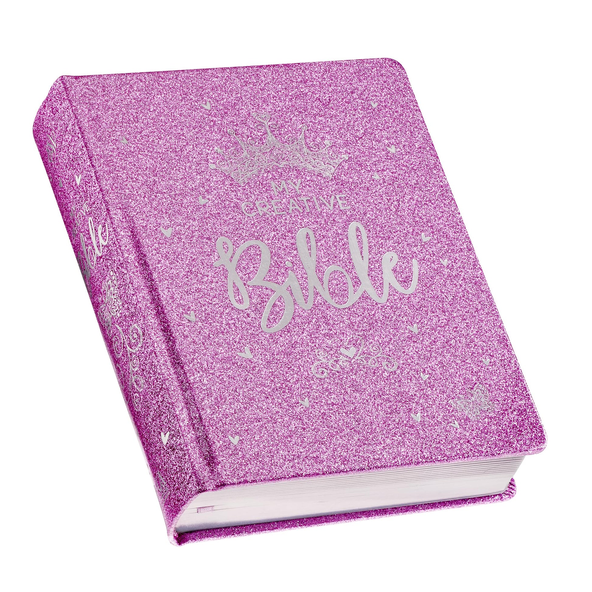My Creative Bible Purple Glitter Hardcover by