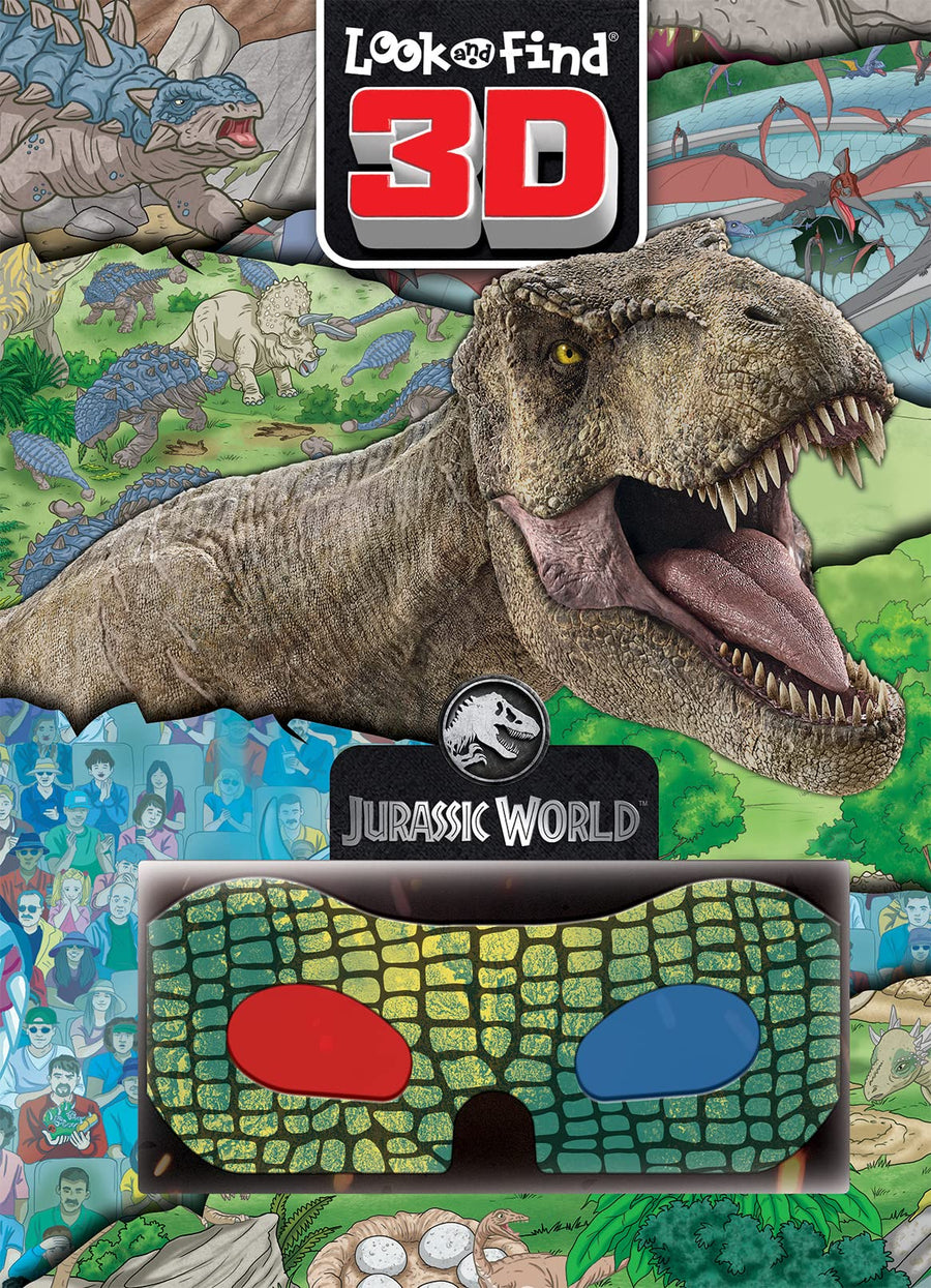 Jurassic World: Look and Find 3D -- Pi Kids, Hardcover