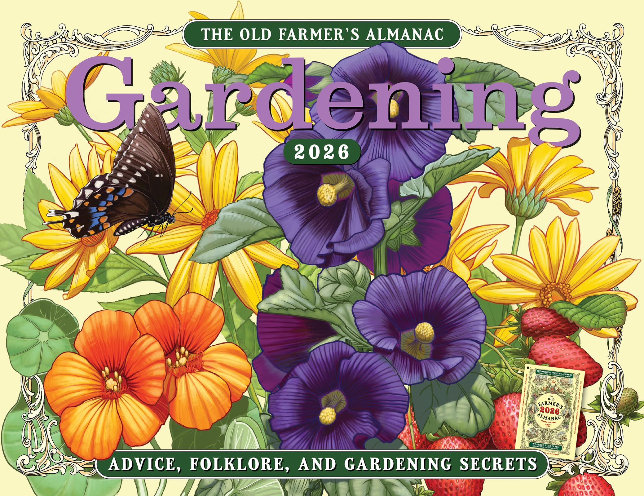 The 2026 Old Farmer's Almanac Gardening Wall Calendar by Old Farmer's Almanac