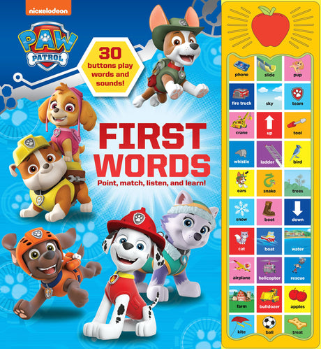 Nickelodeon Paw Patrol: First Words Sound Book [With Battery] -- Pi Kids, Hardcover