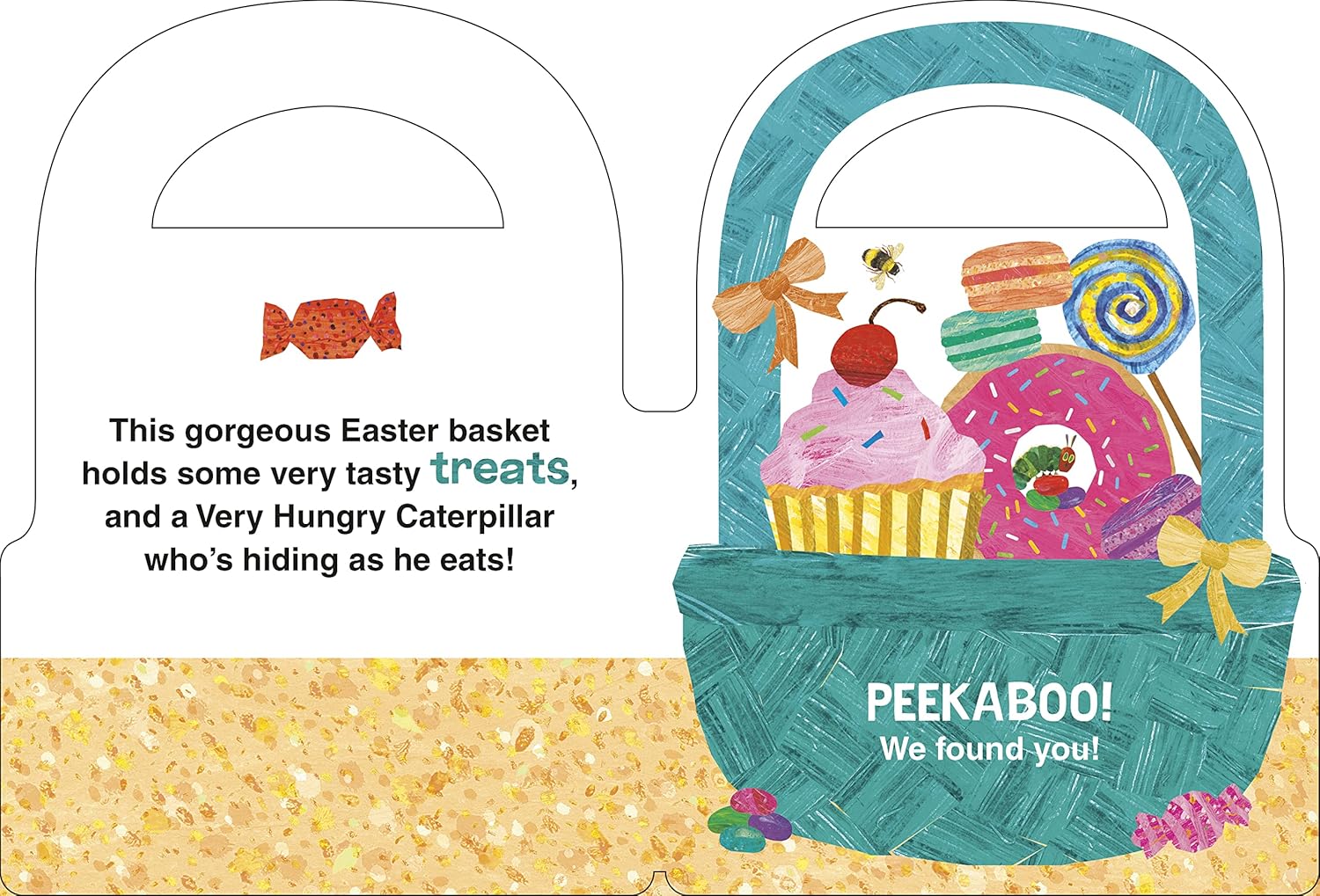 The Very Hungry Caterpillar's Peekaboo Easter -- Eric Carle, Board Book