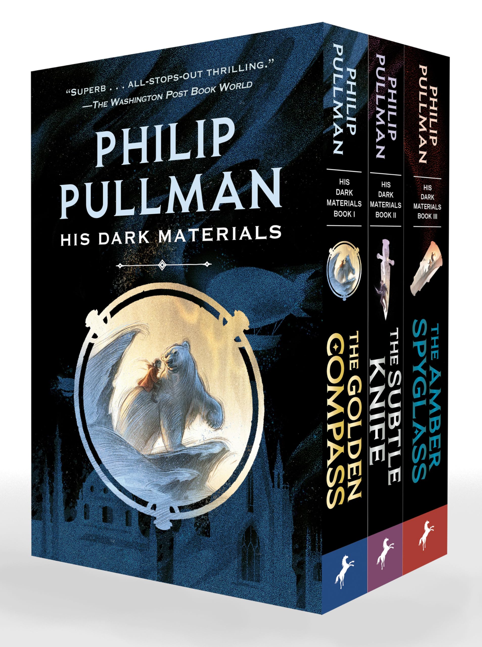 His Dark Materials 3-Book Paperback Boxed Set: The Golden Compass; The Subtle Knife; The Amber Spyglass by Pullman, Philip