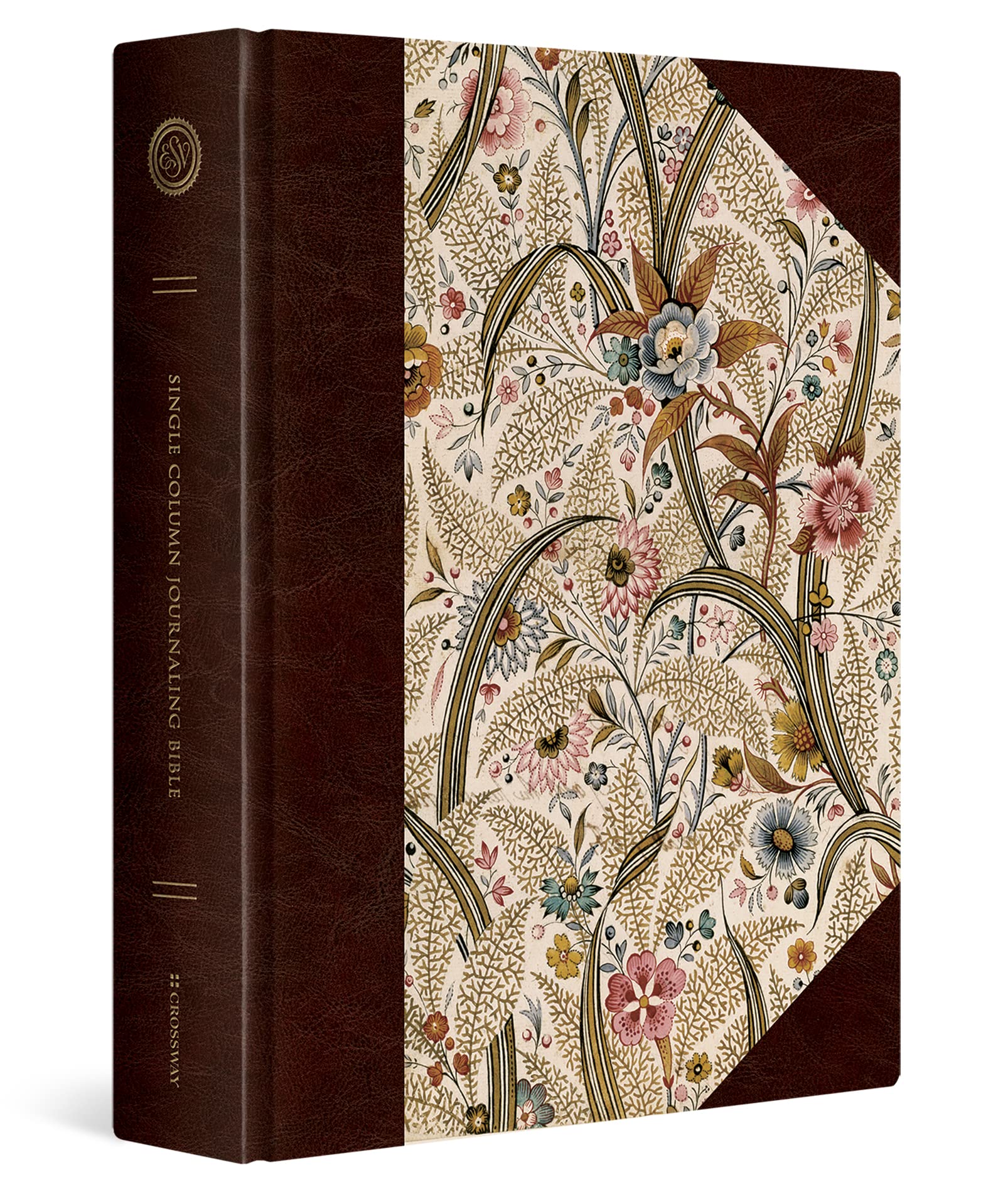ESV Single Column Journaling Bible, Large Print (Summer Garden) by