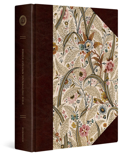 ESV Single Column Journaling Bible, Large Print (Summer Garden) -- Esv Bibles, Bible
