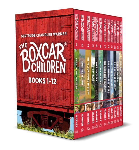 The Boxcar Children Mysteries Boxed Set Books 1-12 [With Activity Poster and Bookmark] -- Gertrude Chandler Warner, Paperback