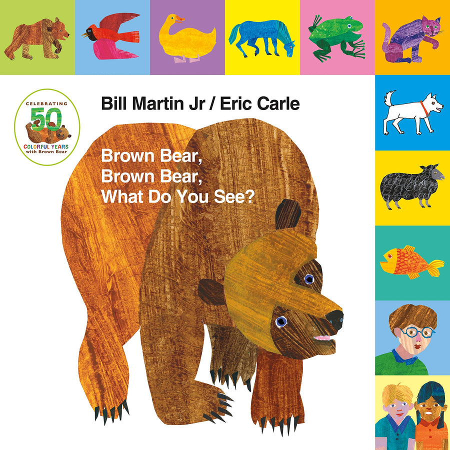 Lift-The-Tab: Brown Bear, Brown Bear, What Do You See? -- Bill Jr. Martin, Board Book