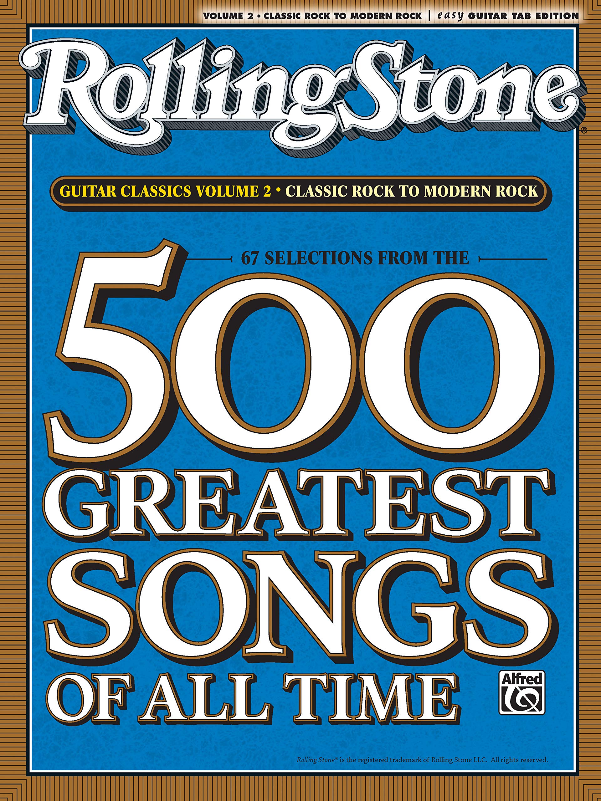 RollingStone guitar classics, volume 2: Classic Rock to Modern Rock by Alfred Music