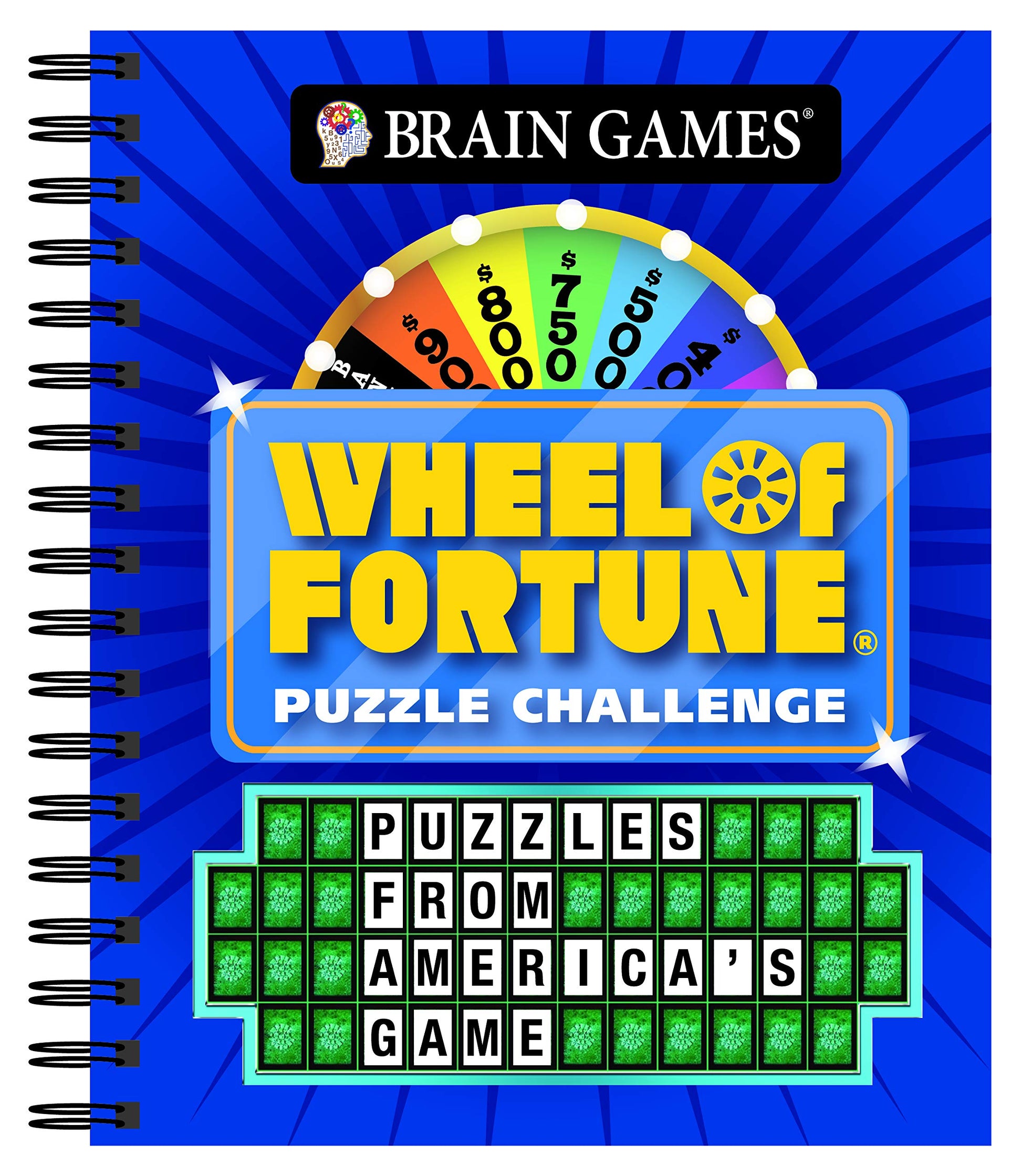 Brain Games - Wheel of Fortune Puzzle Challenge by Publications International Ltd