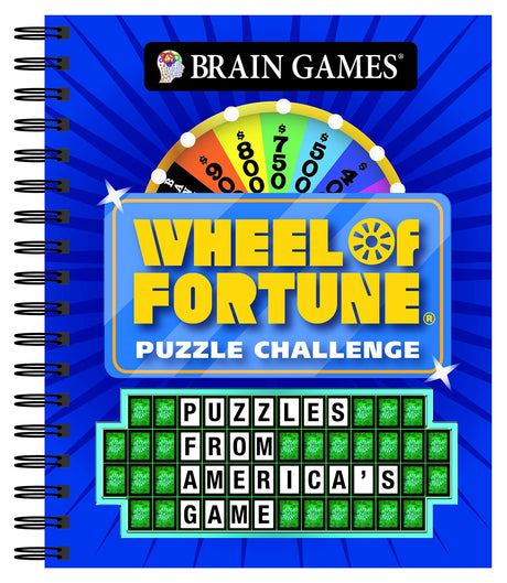 Brain Games - Wheel of Fortune Puzzle Challenge -- Publications International Ltd, Spiral