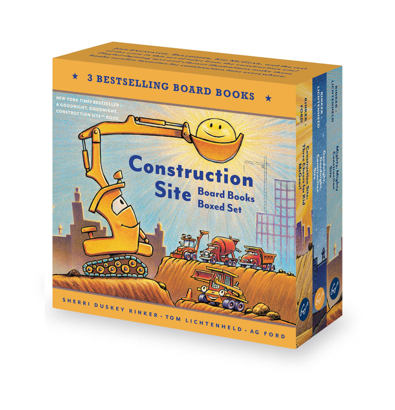 Construction Site Board Books Boxed Set by Rinker, Sherri Duskey